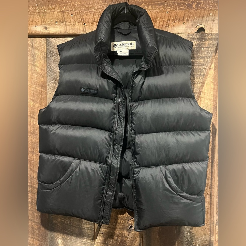 Columbia Black Quilted Vest